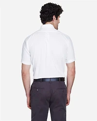 Men's Optimum Short Sleeve Twill Dress Shirt | T-Shirt Time
