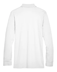 Polo à manches longues plissé CrownLux Performance pour homme | T-Shirt Time