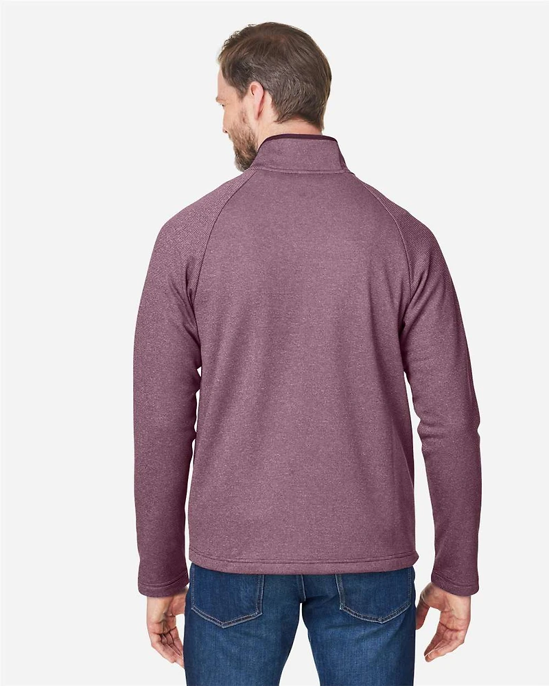 Veste à Fermeture Éclair Intégrale et Rayures Chinées Venture pour Hommes | T-Shirt Time