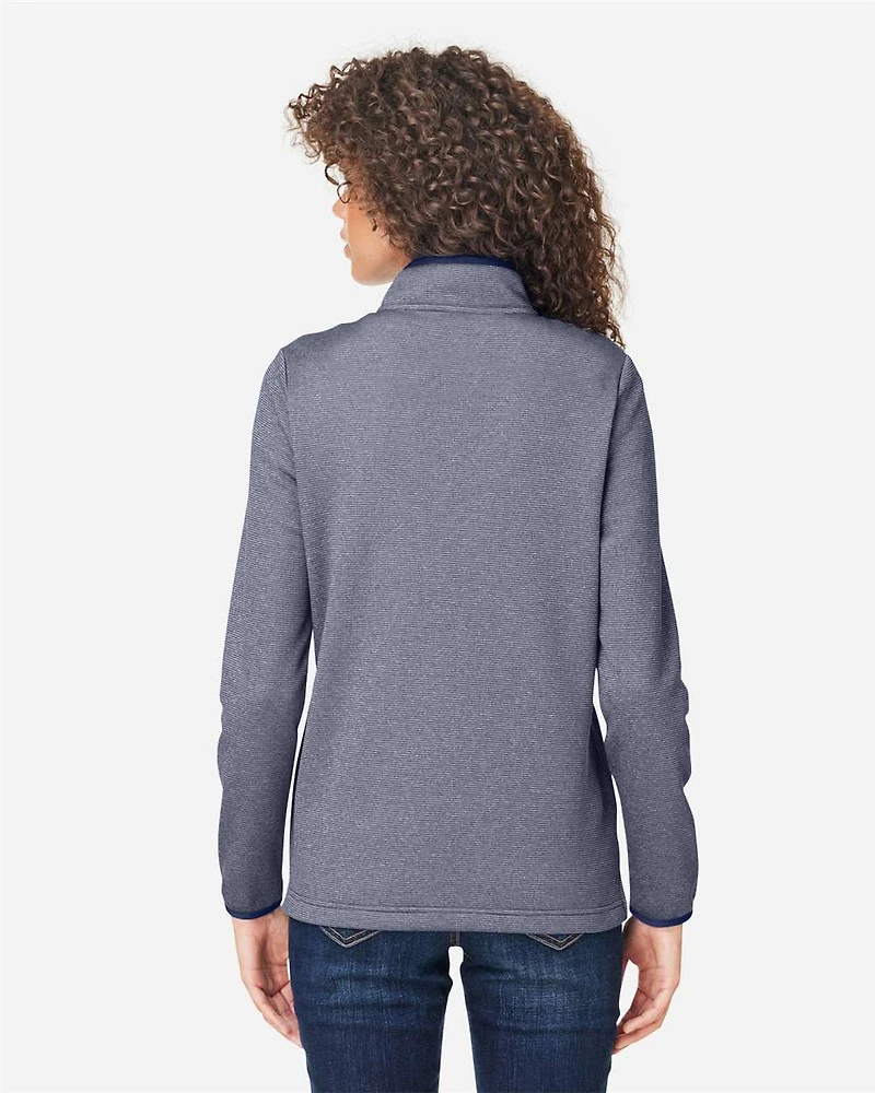Women’s Venture Heathered Stripe Quarter-Zip Pullover