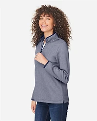 Women’s Venture Heathered Stripe Quarter-Zip Pullover