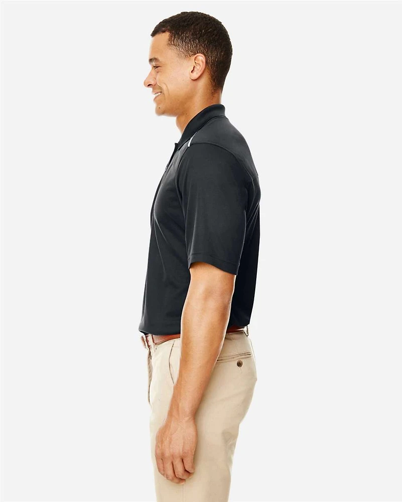 Men's Radiant Performance Piqué Polo with Reflective Piping | T-Shirt Time