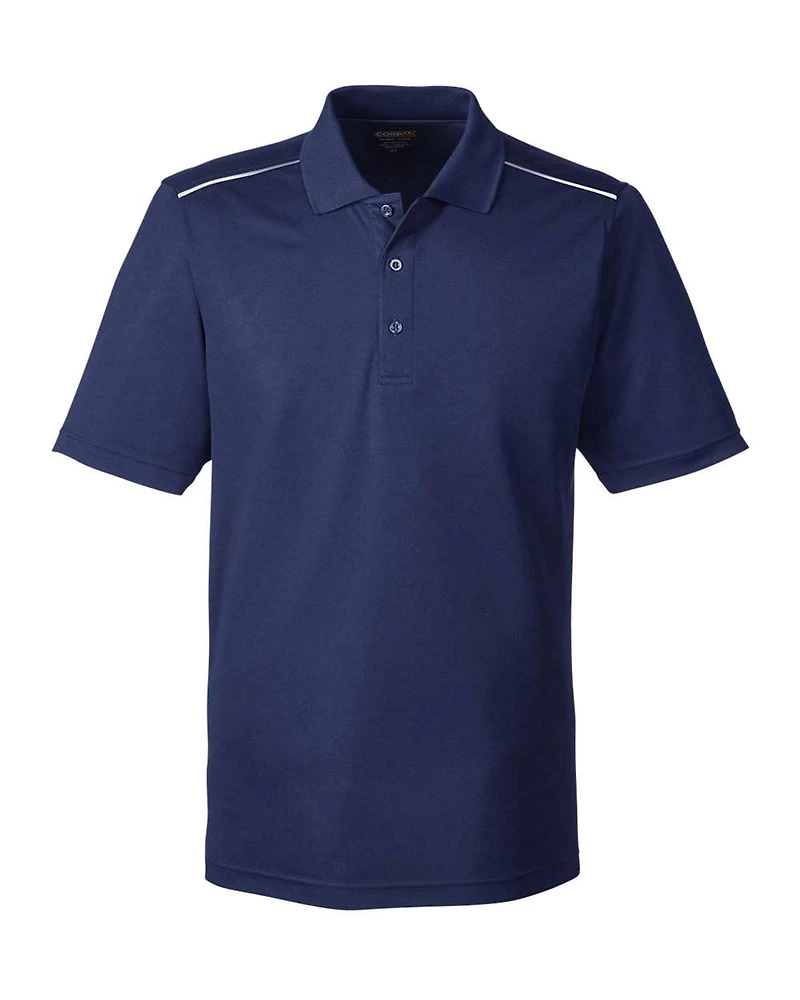 Men's Radiant Performance Piqué Polo with Reflective Piping | T-Shirt Time