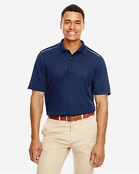 Men's Radiant Performance Piqué Polo with Reflective Piping | T-Shirt Time