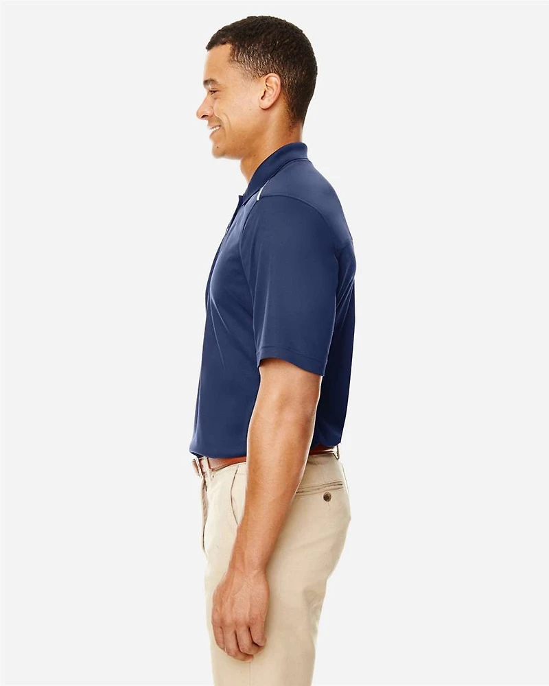 Men's Radiant Performance Piqué Polo with Reflective Piping | T-Shirt Time