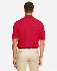 Polo de Performance Piqué pour Hommes avec Passepoil Réfléchissant