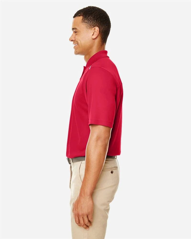 Polo de Performance Piqué pour Hommes avec Passepoil Réfléchissant