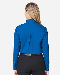 Women's CrownLux Performance® Spencer Poplin Dress Shirt | T-Shirt Time