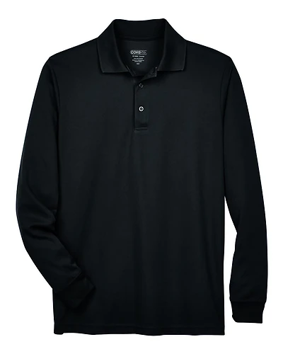 Men's Tall Pinnacle Performance Long Sleeve Piqué Polo | T-Shirt Time