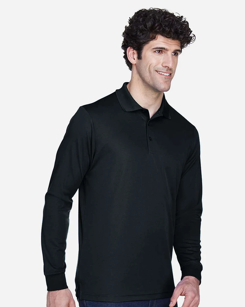 Men's Tall Pinnacle Performance Long Sleeve Piqué Polo | T-Shirt Time