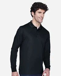 Men's Tall Pinnacle Performance Long Sleeve Piqué Polo | T-Shirt Time