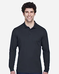 Polo Piqué à Manches Longues et Performance Pinnacle pour Hommes de grande taille