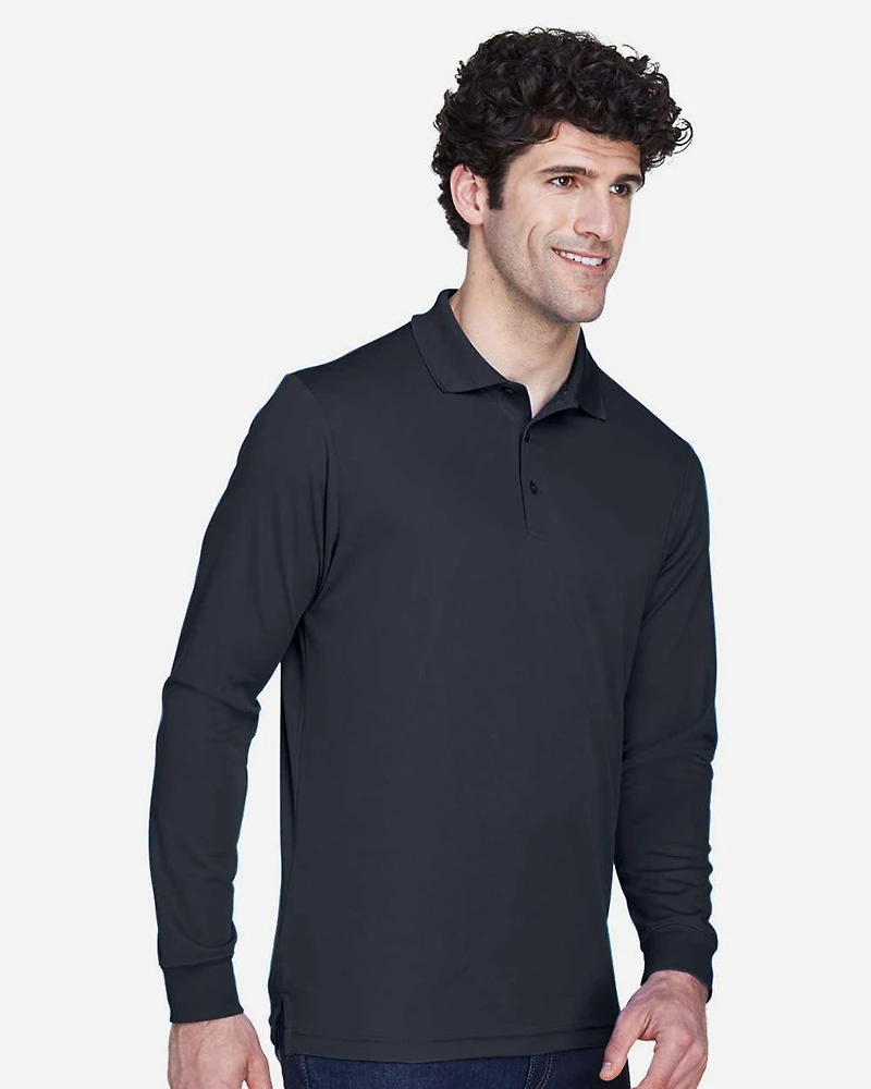 Polo Piqué à Manches Longues et Performance Pinnacle pour Hommes de grande taille