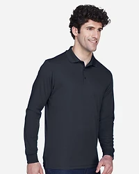 Polo Piqué à Manches Longues et Performance Pinnacle pour Hommes de grande taille