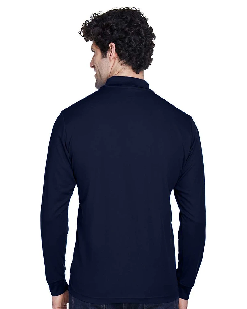 Men's Tall Pinnacle Performance Long Sleeve Piqué Polo | T-Shirt Time