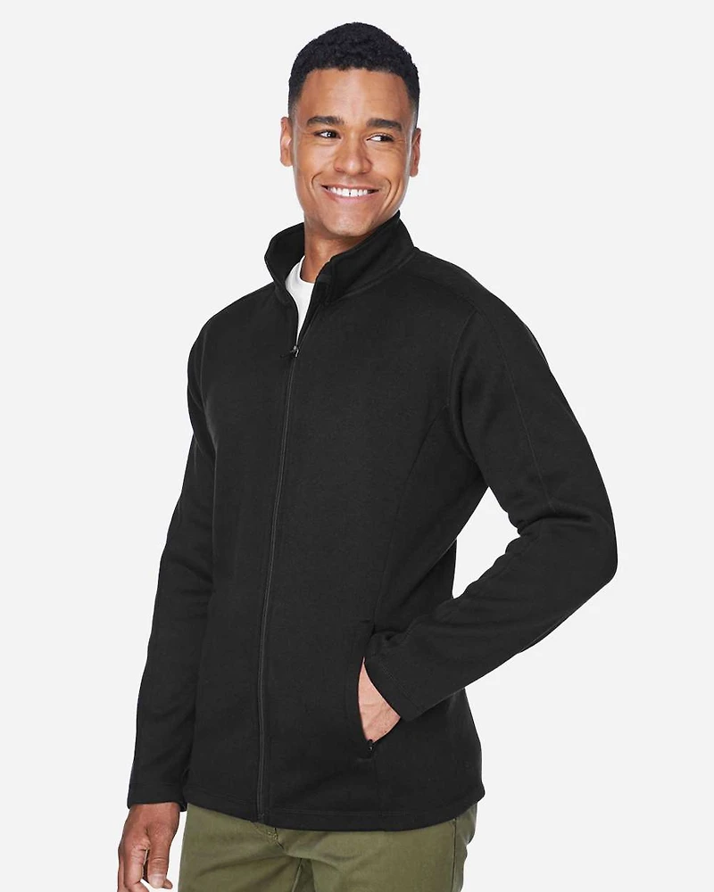 Men's Bristol Full-Zip Sweater Fleece Jacket | T-Shirt Time