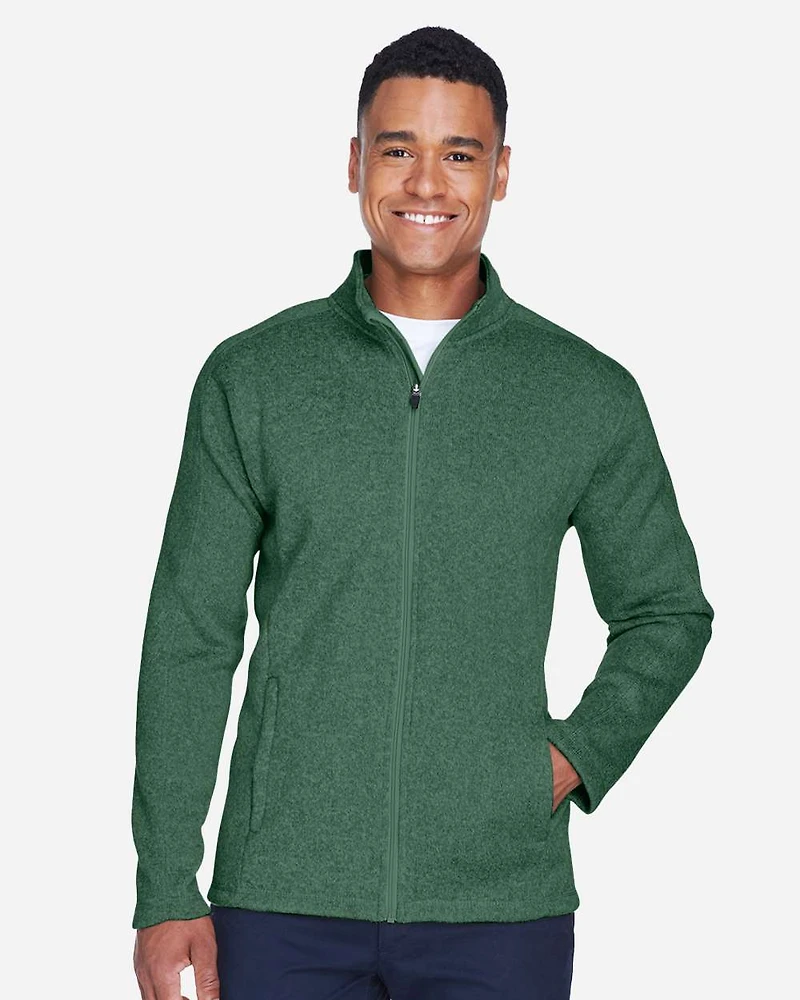 Men's Bristol Full-Zip Sweater Fleece Jacket | T-Shirt Time