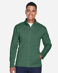 Men's Bristol Full-Zip Sweater Fleece Jacket | T-Shirt Time