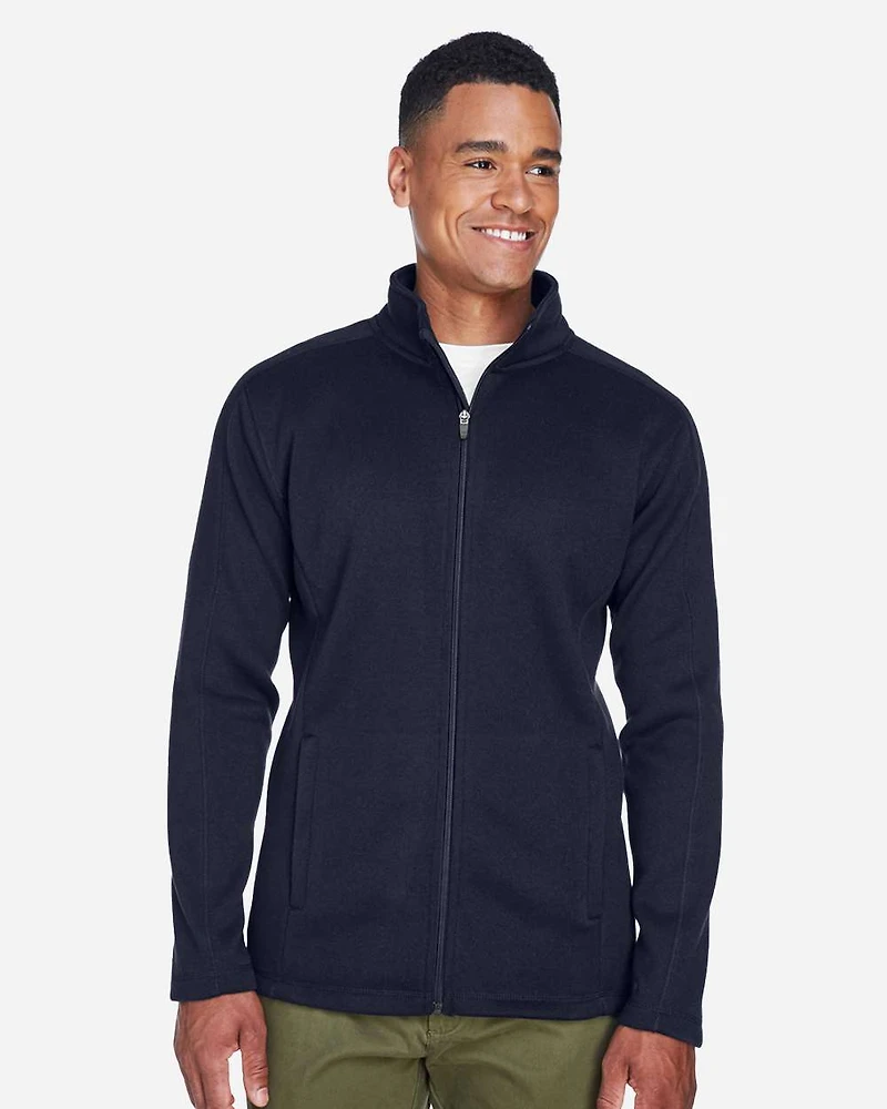 Men's Bristol Full-Zip Sweater Fleece Jacket | T-Shirt Time