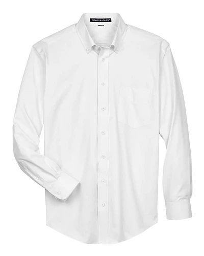 Chemise habillée tissée Oxford de la Collection Crown pour hommes | T-Shirt Time