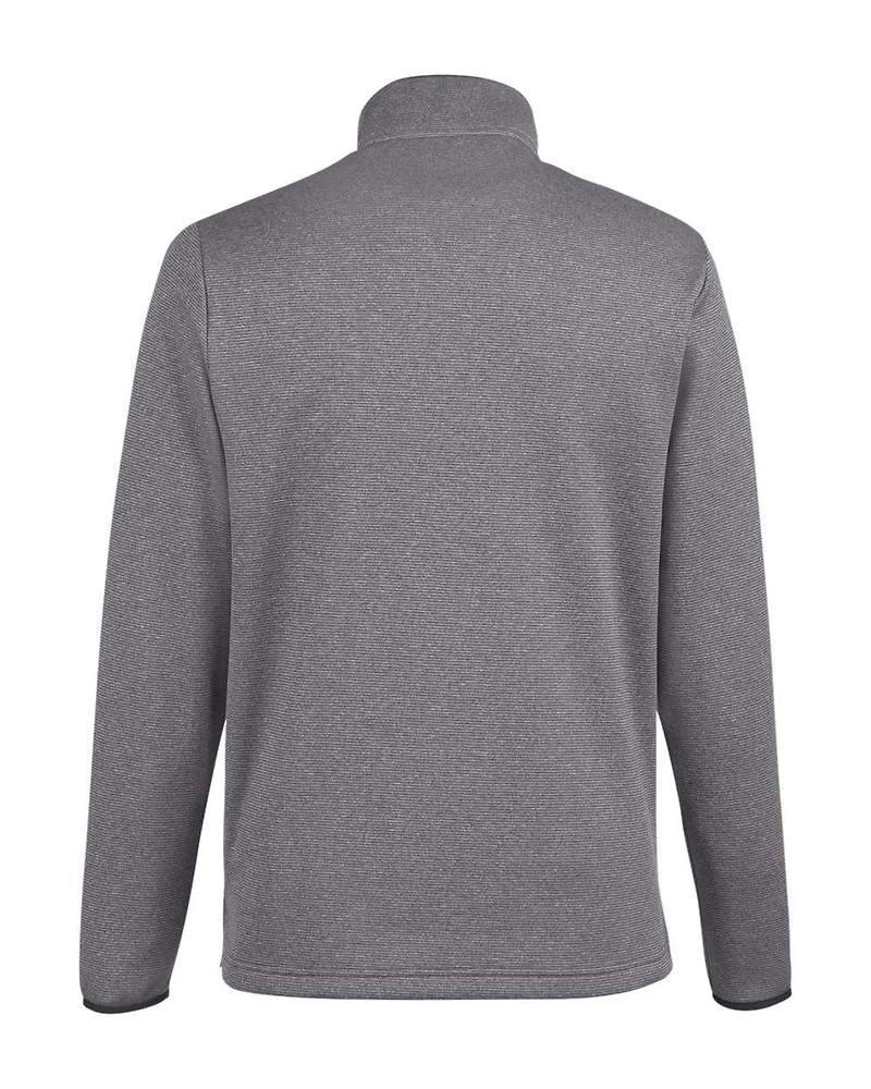 Men's Venture Heathered Stripe Quarter-Zip Pullover | T-Shirt Time