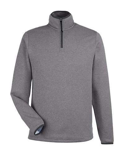 Men's Venture Heathered Stripe Quarter-Zip Pullover | T-Shirt Time