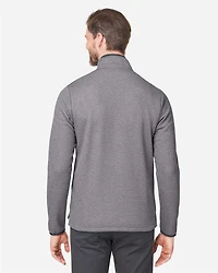 Men's Venture Heathered Stripe Quarter-Zip Pullover | T-Shirt Time