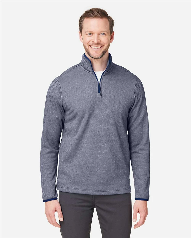 Men’s Venture Heathered Stripe Quarter-Zip Pullover