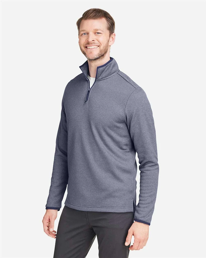 Men’s Venture Heathered Stripe Quarter-Zip Pullover