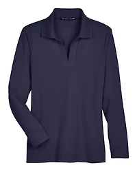 Women’s CrownLux Performance® Plaited Long Sleeve Polo