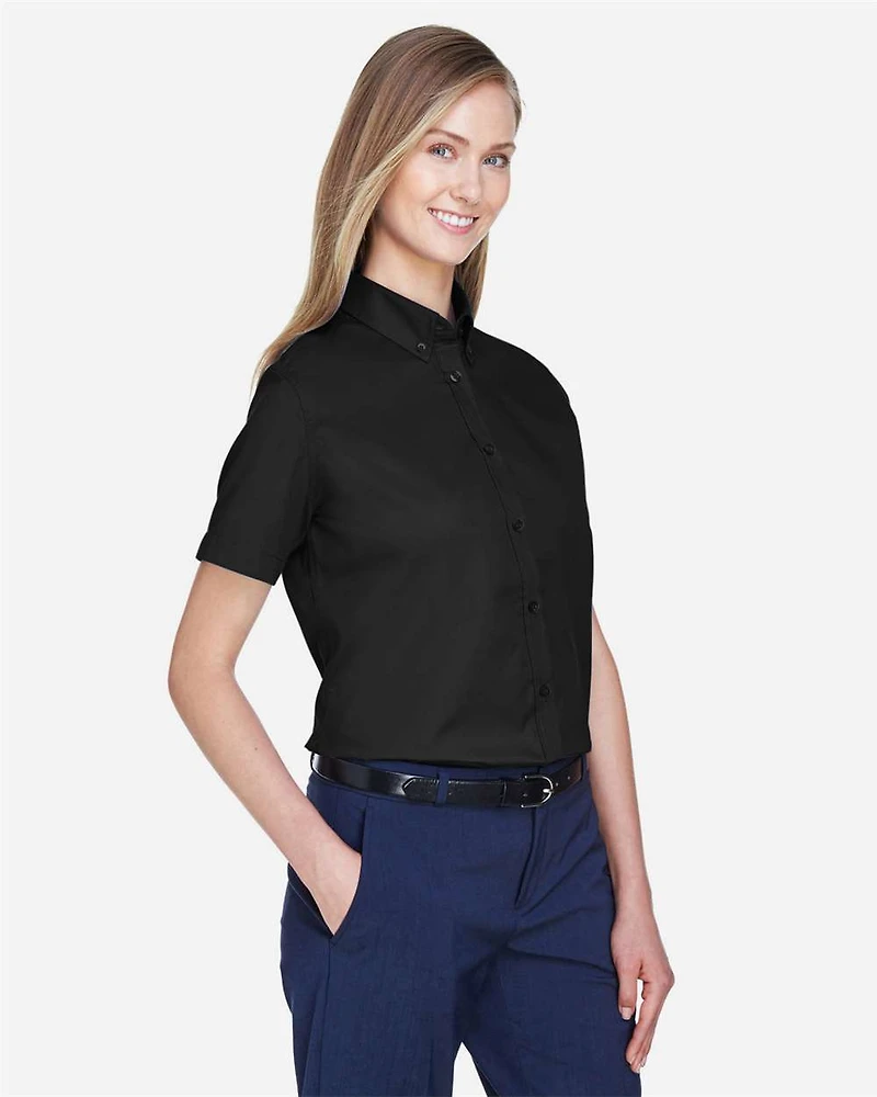 Women's Optimum Short Sleeve Twill Shirt | T-Shirt Time