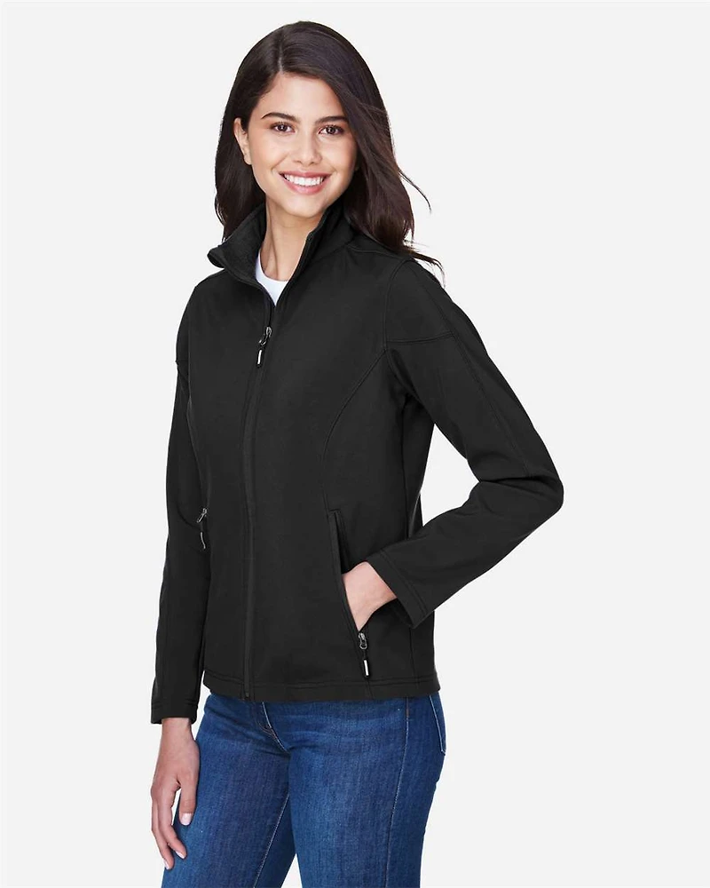 Women's Cruise Two-Layer Fleece Bonded Soft Shell Jacket | T-Shirt Time