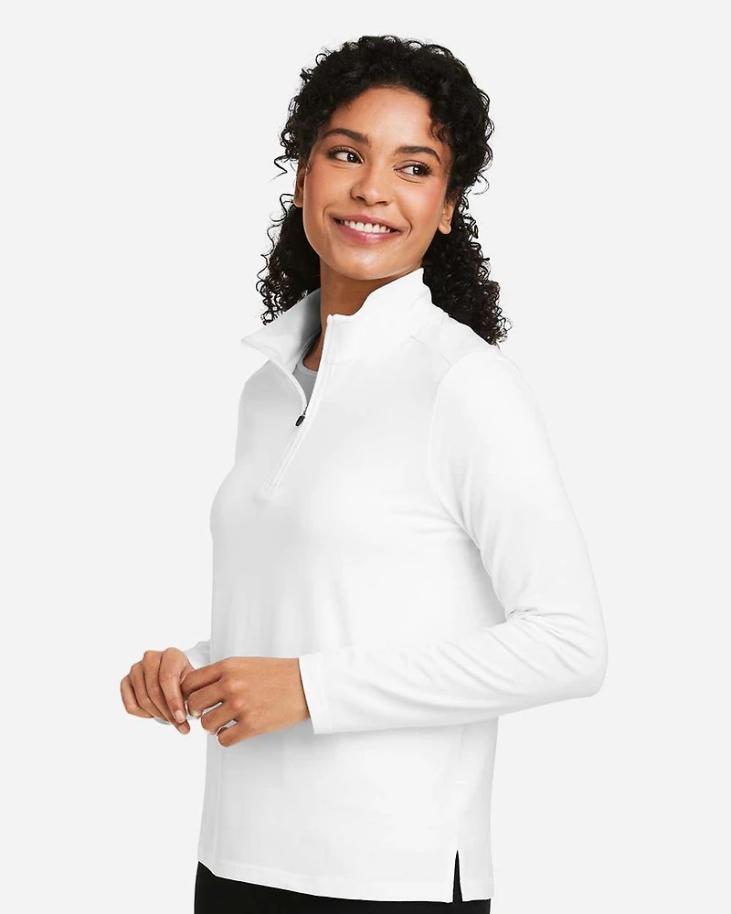Pull quart de zip extensible Raleigh pour femmes | T-Shirt Time