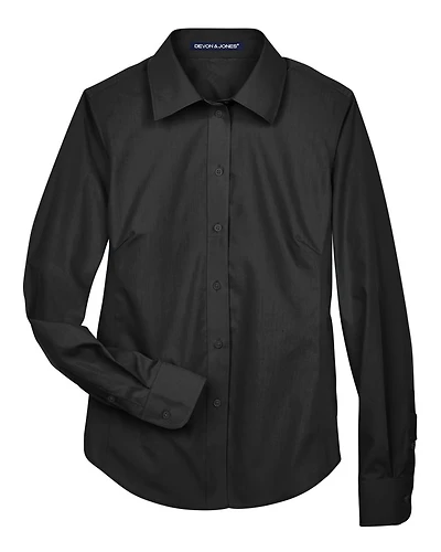 Women's Crown Collection® Broadcloth Woven Dress Shirt | T-Shirt Time