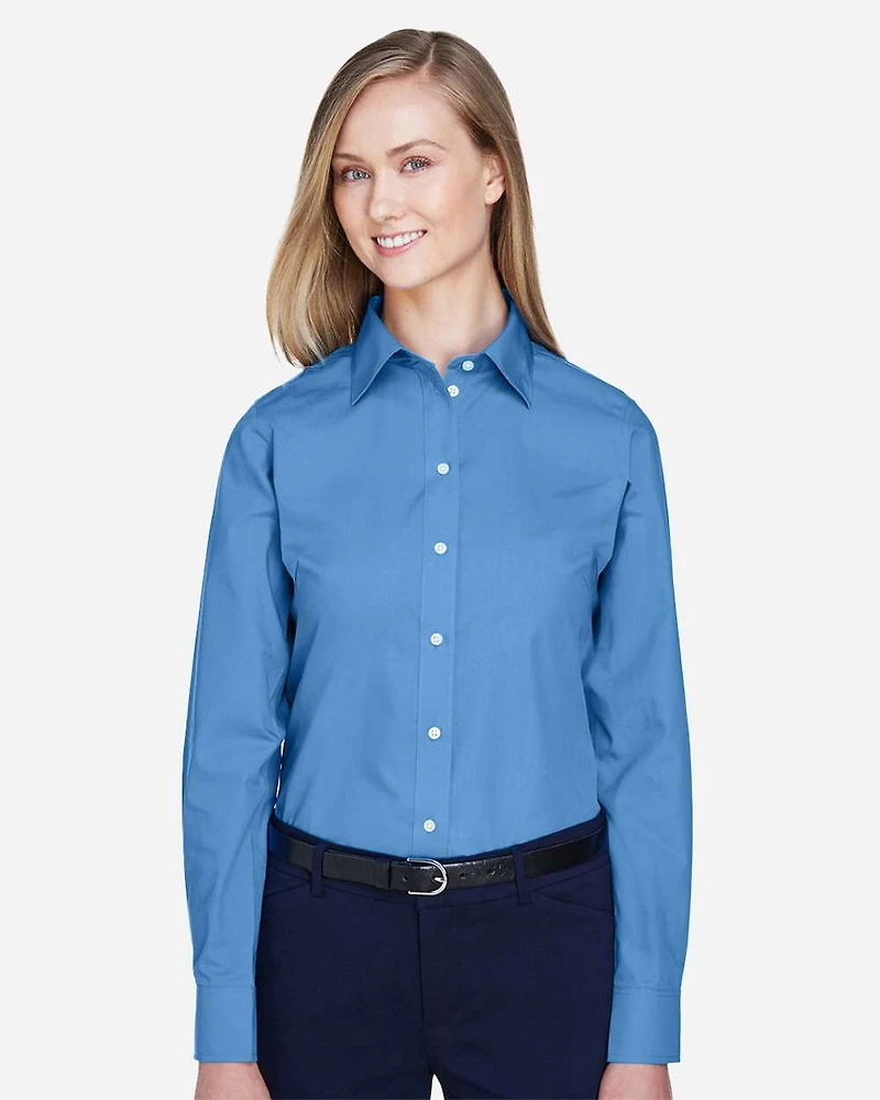 Women’s Crown Collection® Broadcloth Woven Dress Shirt
