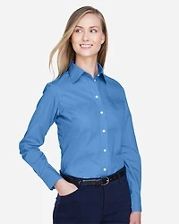 Women’s Crown Collection® Broadcloth Woven Dress Shirt