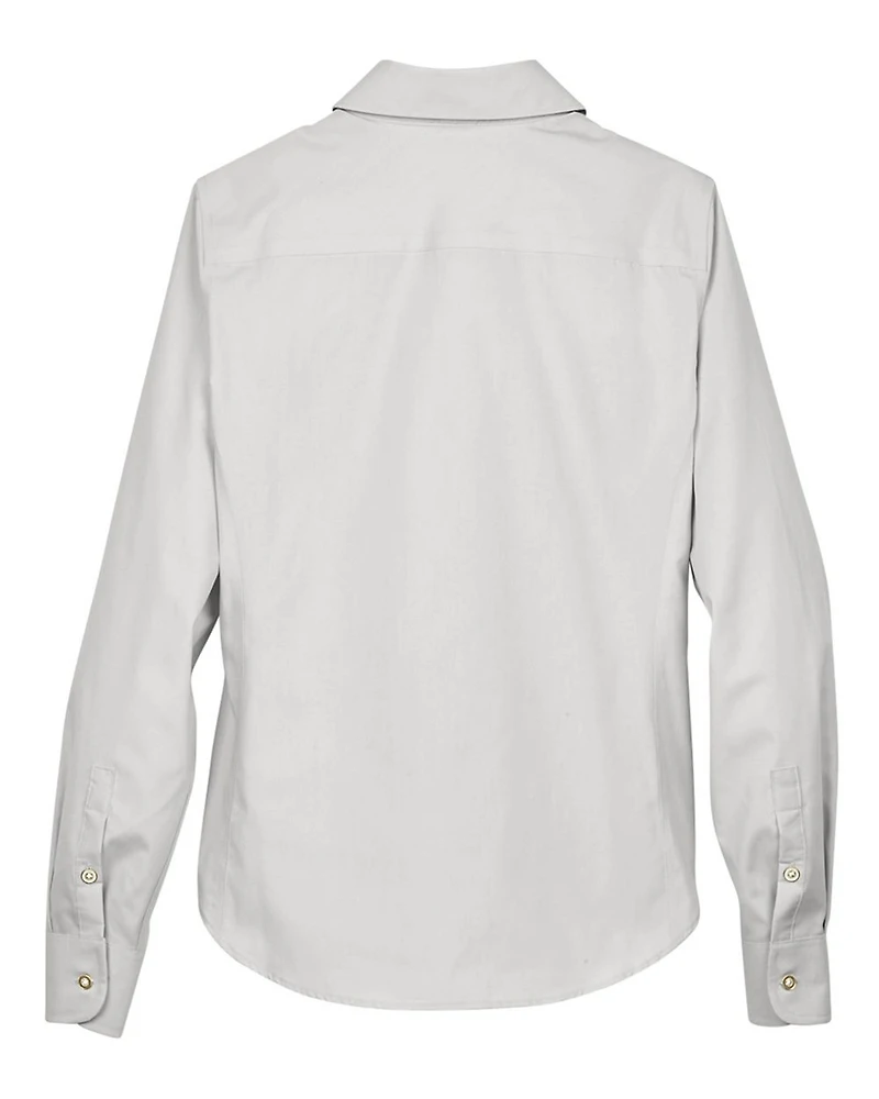 Chemise Habillée Tissée Broadcloth de la Collection Couronne pour Femmes