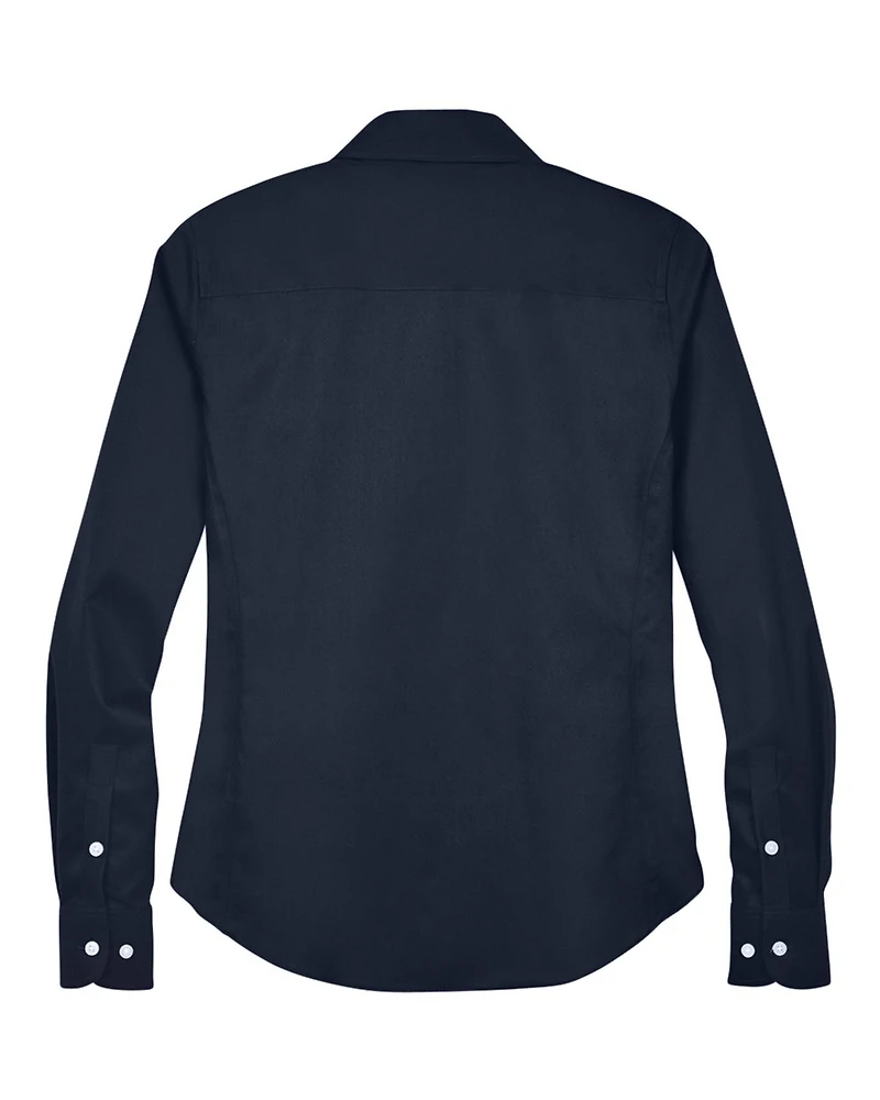 Women’s Crown Collection® Solid Stretch Twill Woven Dress Shirt