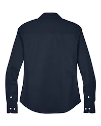 Women’s Crown Collection® Solid Stretch Twill Woven Dress Shirt