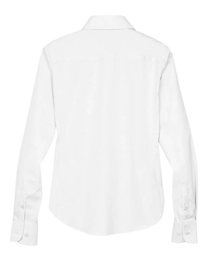 Chemise Tissée en Twill Stretch Solide de la Collection Crown pour Femmes | T-Shirt Time