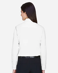Chemise Tissée en Twill Stretch Solide de la Collection Crown pour Femmes | T-Shirt Time