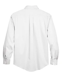 Chemise habillée tissée en sergé extensible de la collection Crown pour hommes | T-Shirt Time