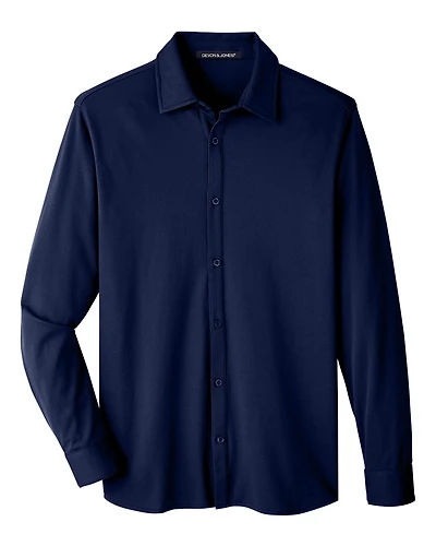 Men's CrownLux Performance® Plaited Dress Shirt | T-Shirt Time