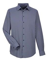 Men's CrownLux Performance® Tonal Mini Check Woven Dress Shirt | T-Shirt Time