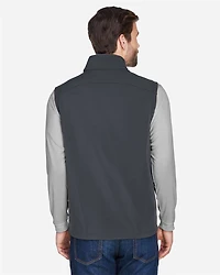 Gilet doux à double couche en polaire pour homme