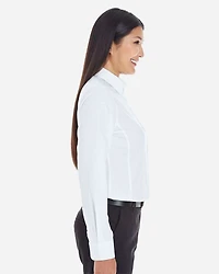 Chemise habillée tissée Royal Dobby de la Collection Crown pour femmes | T-Shirt Time
