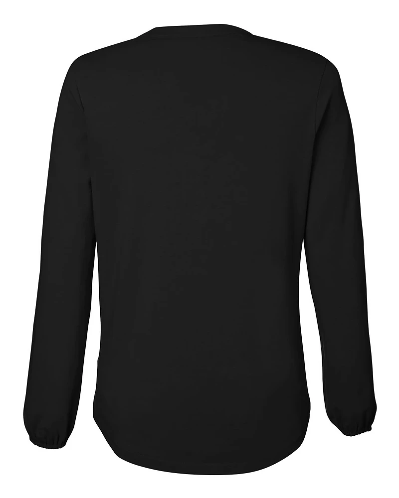Women's Raleigh Half-Placket Knit Top | T-Shirt Time