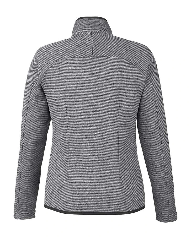Women's Venture Heathered Stripe Full-Zip Jacket | T-Shirt Time