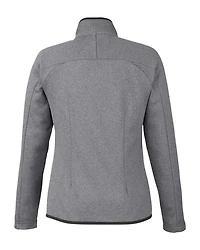 Women's Venture Heathered Stripe Full-Zip Jacket | T-Shirt Time