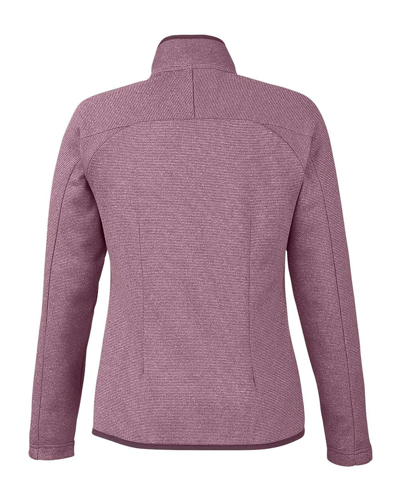 Veste zippée intégrale à rayures chinées Venture pour femmes | T-Shirt Time